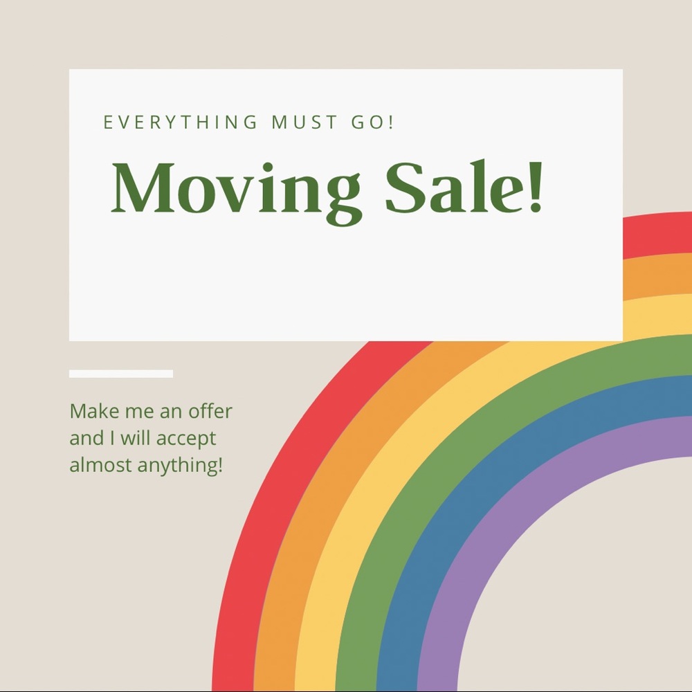 MOVING SALE!